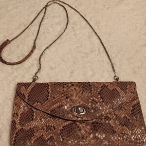 Sorial New New York Snake Skin Shoulder Bag / Clutch